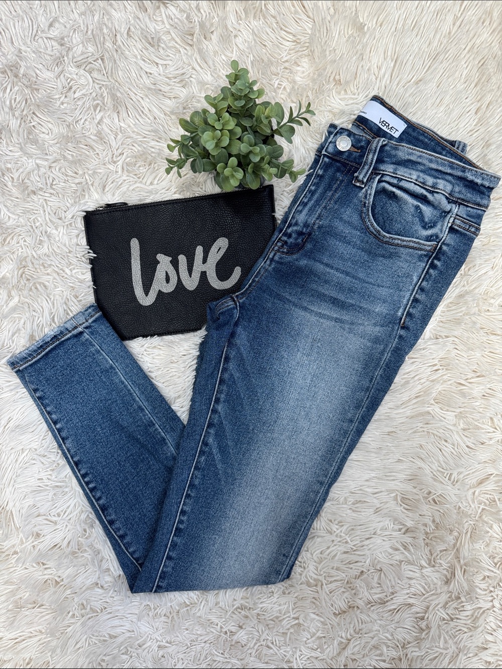 Vervet Skinny Jeans 💗 Dark Wash